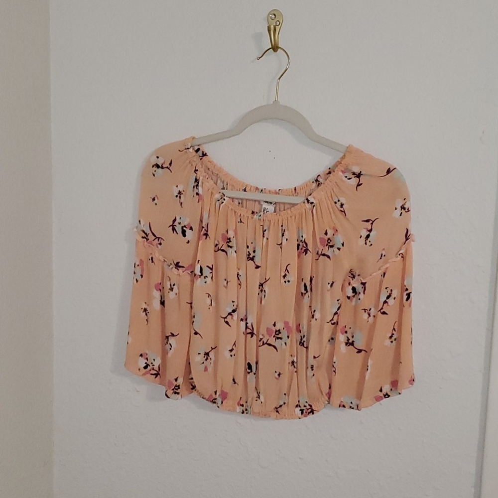 Off the shoulder flowy top